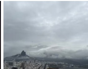 Vue sur les montagnes depuis l'appartement PPG