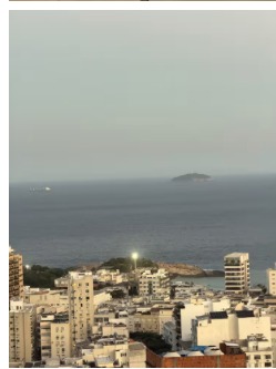 Vue sur l'océan depuis le rooftop de l'appartement PPG